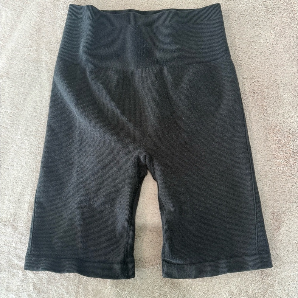 Everlane Black High-Waisted Shorts